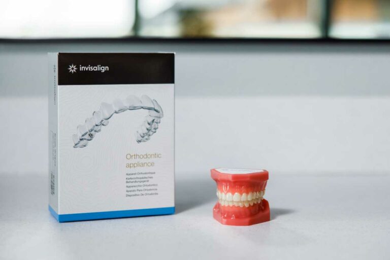 a photo of Invisalign clear aligners from Greg Brown Orthodontics