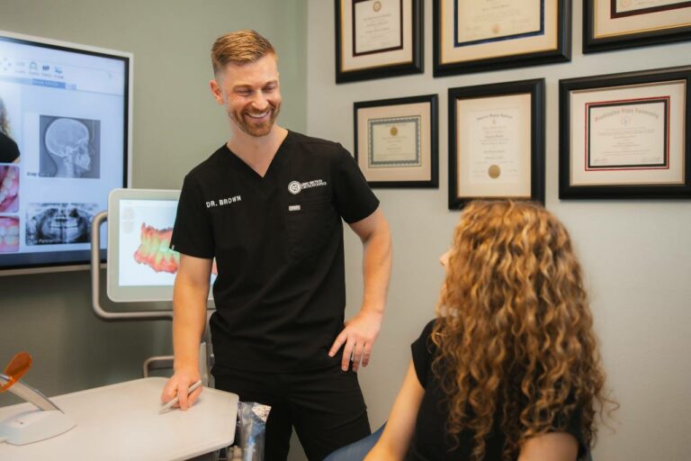 Greg Brown Orthodontics teen consultation about the best treatment